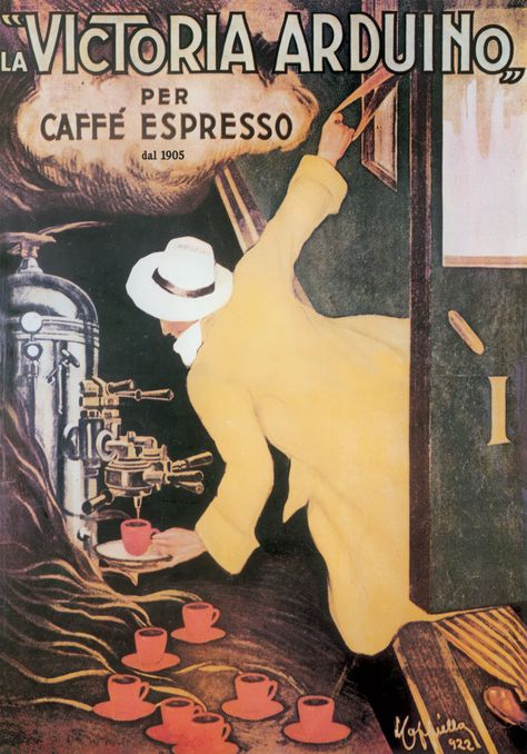 1922 Leonetto Cappiello Poster for Victoria Arduino. Victoria Arduino, Coffee Posters, Esp8266 Arduino, Leonetto Cappiello, Italian Posters, Advertising Posters, Vintage Advertising Posters, Drink Tea, Coffee Poster