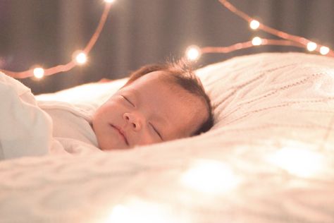 Newborn with fairy lights Fairy Lights Photos, Newborn Baby Photoshoot, Baby Shoot, Baby Poses, Naming Ceremony, Newborn Baby Photography, Baby Photoshoot, Baby Photo, Christmas Baby