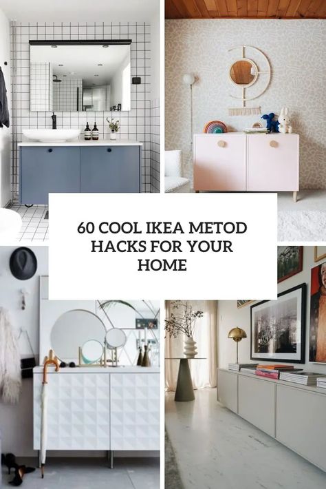 Cool IKEA Metod Hacks For Your Home Plain Kitchen Cabinets, Corner Bench With Storage, Ikea Metod Kitchen, Cool Hacks, Grey Storage Bench, Plain Kitchen, White Tv Unit, Ikea Inspiration, White Console Table