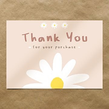 Thank You Card Cute Design, Thank You Illustration Graphics, Thank You Card Design Template, Thank You Cards Aesthetic, Cute Thank You Stickers, Thank You Card Cute, Cute Thank You Cards For Business, Thank You Design, Thank You Cute