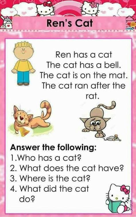 done Remedial Reading, Phonics Reading Passages, Grade 1 Reading, Reading Cards, Reading Comprehension For Kids, Reading Comprehension Kindergarten, English Stories For Kids, Kindergarten Reading Activities, Reading Comprehension Lessons