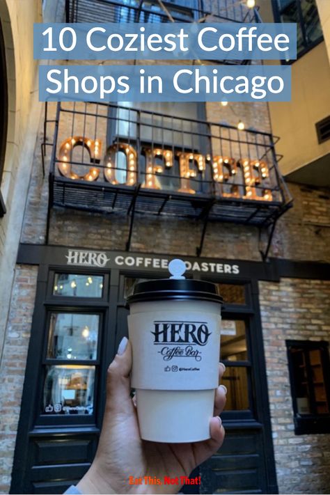 Whether you're looking for an inventive drink or a cozy couch, these are the best coffee shops in Chicago. #chicago #coffee #coffeeshops #bestcoffeeshops #foodtravel Best Coffee In Chicago, Best Coffee Shops In Chicago, Chicago Coffee Shop Aesthetic, Fun Places In Chicago, Coffee Shops In Chicago, Chicago Cafe, Millenium Park Chicago, Chicago Coffee Shops, Travel Chicago