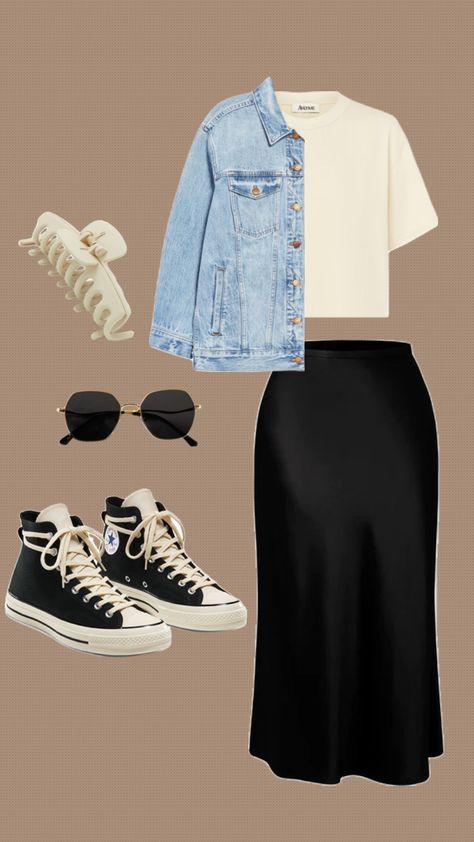 modest outfit inspo #modestoutfits #modestoufitinspo #trendyoutfits #ootd #outfitinspo #cleangirl Modiste Outfits, Chic Outfit Ideas Classy, Outfit Ideas With Skirts Summer, Cute Everyday Outfits Modest, 25 Yo Outfits, Spring Skirt Outfits Modest, Modest Pants Outfits Jeans, Trendy Summer Outfits Plus Size, Indie Chic Outfits