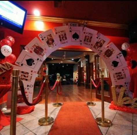 Vegas Decorations, Casino Themed Party, Casino Birthday Party, 007 Casino Royale, Vegas Theme Party, James Bond Party, Casino Royale Theme, Casino Night Fundraiser, James Bond Theme