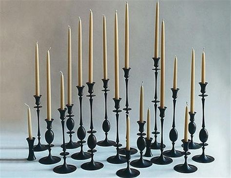 Ted Muehling E.R. Butler Bronze Biedermeier Candlestick Bronze Candlesticks, Wedding Ceremony Ideas, Creative Candles, Silver Candlesticks, Elements Of Style, Kat Von D, Taper Candles, Brass Color, A Group