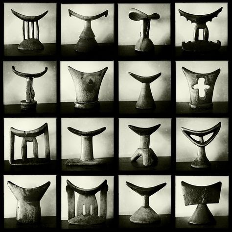 Eric Lafforgue, headrests from the Horn of Africa. African Furniture, African Interior, Eric Lafforgue, Horn Of Africa, Afrique Art, Afrikaanse Kunst, Art Premier, The Horn, Africa Art