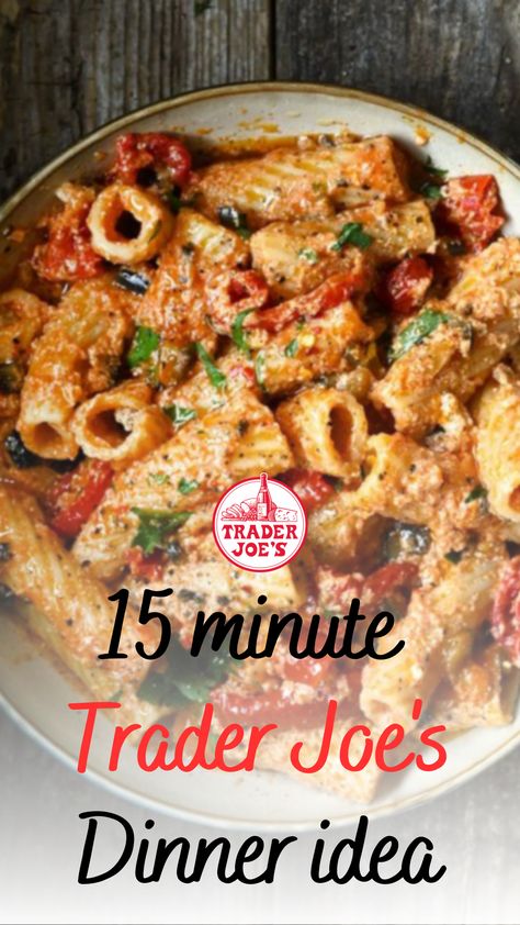 Trader Joes Recipes Dinner, Trader Joes Recipes Healthy, Bruschetta Pasta, Trader Joes Recipes, Trendy Food, Prepare Meals, Bruschetta Recipe, My Property, Quick Weeknight Dinners