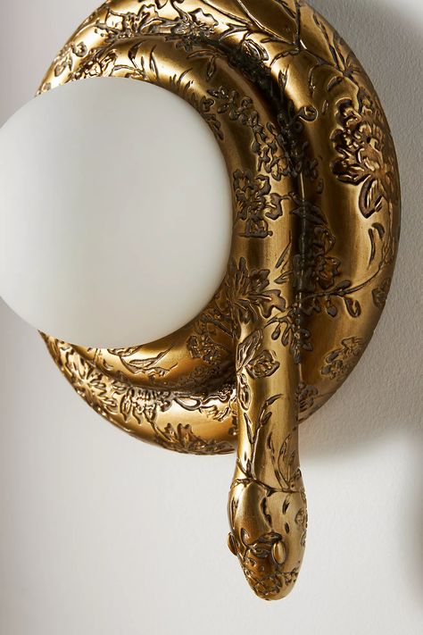 Serpent Sconce | Anthropologie Dream House Decor, House Inspo, My Dream Home, Wall Light, Apartment Decor, The Wall, Decor Inspiration, Home Interior Design, House Interior