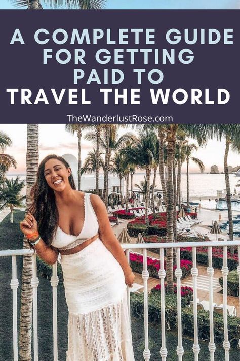 Work Remotely And Travel, Travel Jobs For Women, Jobs That Pay You To Travel, How To Travel The World, Travel Jobs Career Ideas, How To Travel For Free, Travel Blogger Aesthetic, Traveling Jobs, Professional Traveler