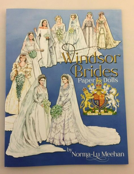 Queen Mother Elizabeth, Princesa Margaret, Royal Paper, Queen Ii, Royal Wedding Dress, Paper Dolls Book, Bride Dolls, Royal Brides, Queen Mother