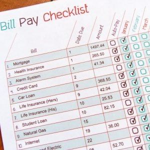 Bill Pay Checklist, Free Budget Printables, Printable Checks, Bill Pay, Penny Pinching, Free Budget, Budgeting Worksheets, Organization Printables, Command Center