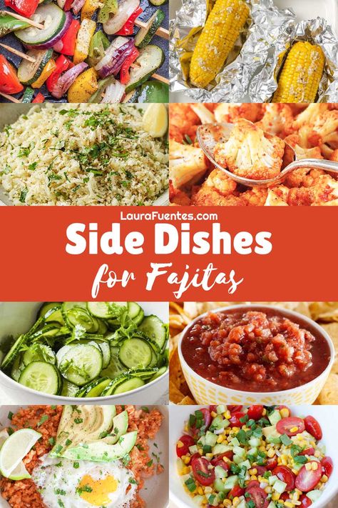 side dishes for fajitas Sides To Go With Tacos Simple, Side Dishes With Fajitas, Side Dishes For Chicken Fajitas, Chicken Fajita Side Dish, Chicken Fajita Sides, Sides For Nachos, Sides For Chicken Fajitas, Chicken Fajitas Sides, Sides For Fajitas Dishes