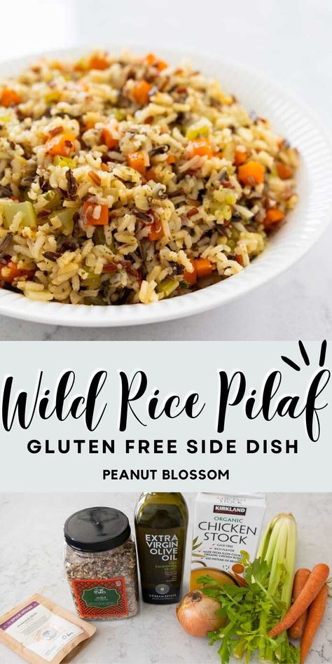 Wild Rice Pilaf {Instant Pot or Stovetop} Healthy Rice Pilaf Recipes, Wild Rice Pilaf Instant Pot, Instapot Wild Rice Recipes, Rice Pilaf With Vegetables, Wild Rice Recipes Instant Pot, Wild Rice Side Dish Recipes, How To Cook Wild Rice, Instant Pot Wild Rice Blend, Wild Rice Instant Pot