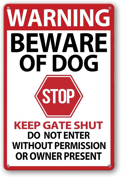 Dog Signs For Home, Beware Of Dog Sign Printable, Dog In Training Sign, Outdoor Fence Decor, Beware Of Dog Sign Rottweiler, Beware Of Dog Sign Funny, Beware Of Dog Sign Board, Dog Signs For Home Wall Decor, Dog On Premises Sign