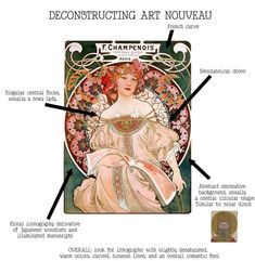 Art Nuevo, Artist Resources, General Aesthetic, Nouveau Tattoo, I Love Art, Mucha Art, Art Nouveau Illustration, Retro Graphics, Art Nouveau Design