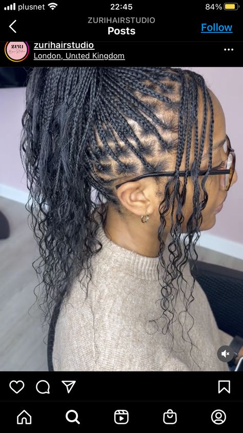 Human Hair Box Braids Black Women, Shoulder Length Micro Braids, Micro Goddess Braids, Braided Boho Bob, Cruise Hairstyles, Braids 2024, Knotless Styles, Beyonce Braids, Micro Braids Hairstyles