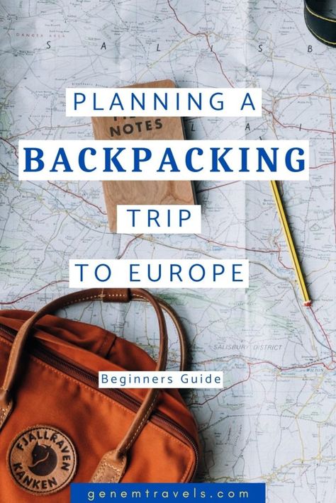 Planning a Backpacking Trip to Europe - Beginners Guide - Genemtravels #backpacking #europetravel #budgettravel Backpacking Essentials, Backpack Through Europe, Trip To Europe, Backpacking Trip, Backpacking Europe, Europe Travel Guide, Europe Travel Destinations, Grad School, Backpacking Travel