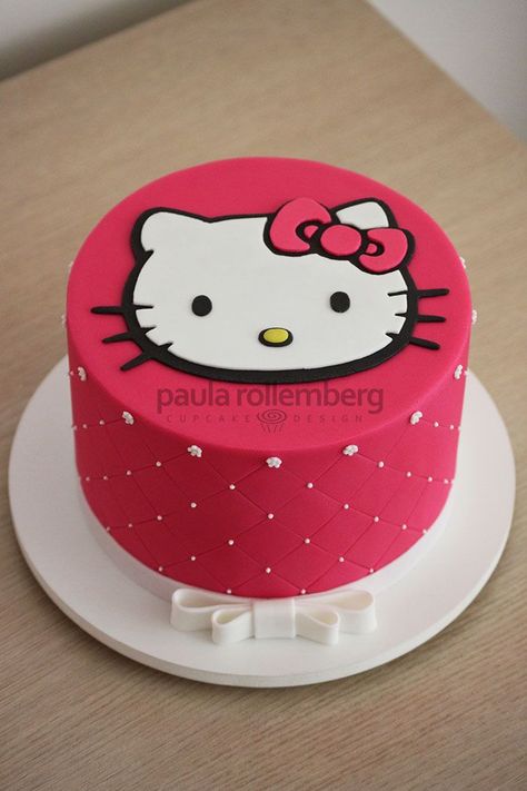 Pin en Bolo meninas Hello Kitty Cake Ideas Fondant, Kitty Cakes Birthdays, Hello Kitty Birthday Cake Ideas, Hello Kity Cakes, Gateau Hello Kitty, Hello Kitty Theme Cake, Hello Kitty Cake Ideas, Hello Kitty Torte, Birthday Cake Hello Kitty