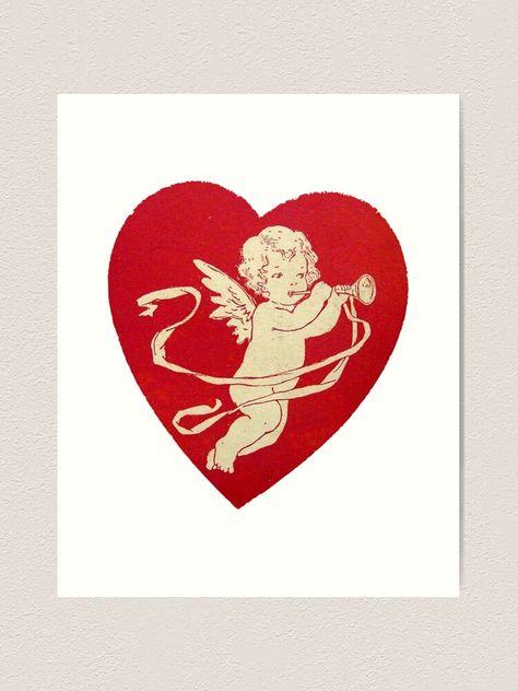 "vintage cupid" Art Print for Sale by frabbianchi Cupid Art, Vintage Cupid, Wedding Illustration, Grunge Art, To Be, Someone Special, Fairy Art, Eye Art, Wedding Invites