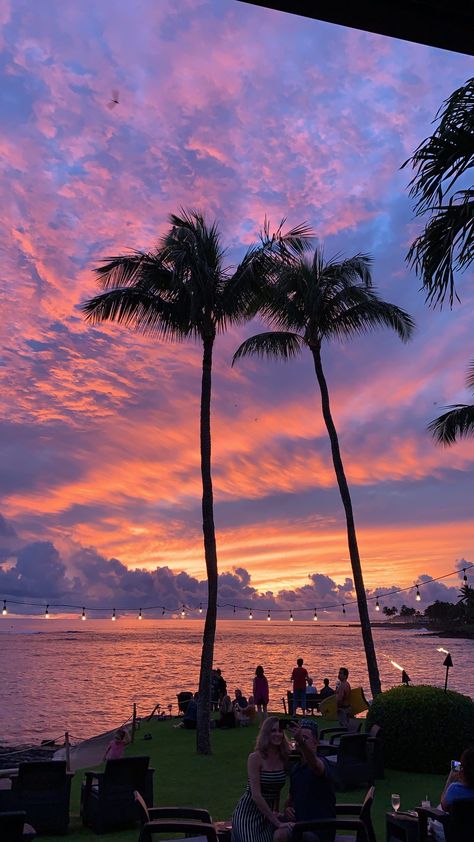 South Shore Sunset Spots - Poipu Beach Resort Association Beach House Restaurant, Poipu Beach, Earth Elements, South Shore, Crystal Clear Water, Beach Resort, Kauai, Beach Resorts, Beach Sunset