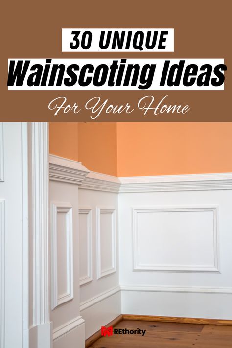 Walls And Wainscoting Same Color, Fancy Wainscoting Ideas, Hall Wainscoting Ideas, Wainscoting Natural Wood, Wainscoting Different Size Walls, Craftsman Style Wainscoting Ideas, Dining Room Wall Wainscoting Ideas, Panelling Painting Ideas, Wain Scoting Wall