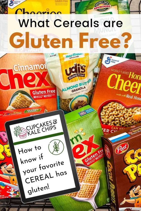 Gluten Free Alternatives Chart, Gluten Free Tips And Tricks, How To Start Going Gluten Free, Tips To Go Gluten Free, Gluten Free Cereal List, List Of Gluten Foods To Avoid, Gluten Free Grocery List, Gluten Free Chex, Cinnamon Chex