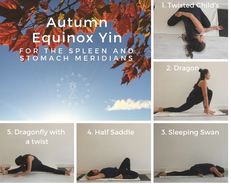 Fall Equinox Yin Yoga Sequence, Fall Equinox Yin Yoga, Fall Yin Yoga Sequence, Earth Element Yin Yoga, Autumn Yin Yoga Sequence, Evening Yin Yoga Sequence, Fall Yoga Themes, Fall Equinox Yoga Sequence, Autumn Yoga Sequence