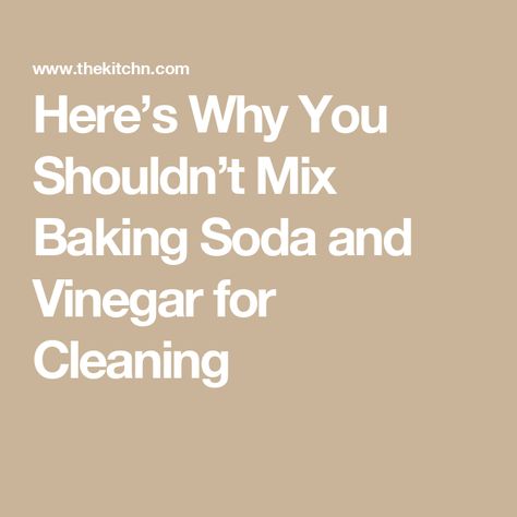 Here’s Why You Shouldn’t Mix Baking Soda and Vinegar for Cleaning Vinegar For Cleaning, Food Technologist, Lemon Vinegar, Vinegar And Baking Soda, Baking Soda And Vinegar, Baking Soda And Lemon, Baking Soda Vinegar, Baking Soda Cleaning, Diy Cleaning Solution