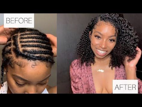 Cornrows With Clip Ins, Styling Hair With Clip In Extensions, How To Put Hair Clip In Hair, Afro Hair Extensions Hairstyles, Natural Curly Clip In Hairstyles, Natural Hairstyles For Black Women Clip Ins, Twist Out With Clip Ins, Braid Pattern For Clip In Extensions, Clip In Braid Pattern