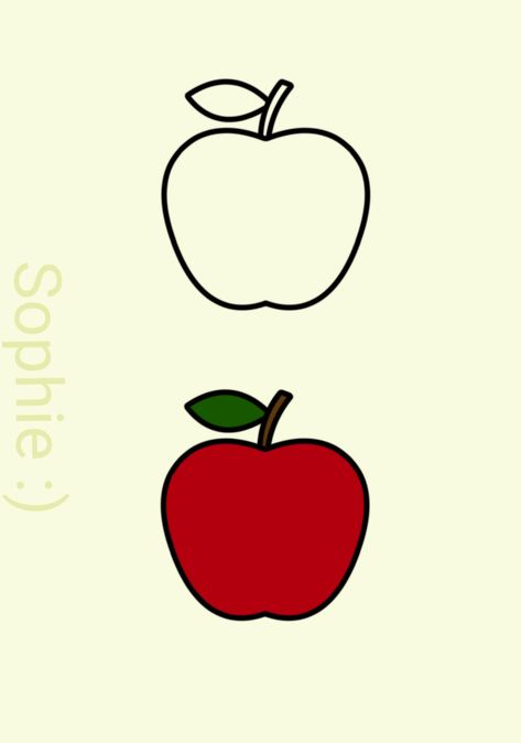 #apple #appledoodle #appleicon #appleanimation #appledrawing #fruit #fruitdoodle #fruiticon #fruitanimations #fruitdrawing #food #fooddoodle #foodicon #foodanimations #fooddrawing #doodle #doodles #easy #easydoodle #easydoodles #icon #icons #easyicon #animation #animations #easyanimation #drawing #drawings #easydrawing Apple Outline Drawing, Apple Drawing Simple, Easy Fruit Drawing, Gym Class Ideas, Apple Doodle, Fruit Doodles, Preschool Displays, Apple Outline, Apple Drawing