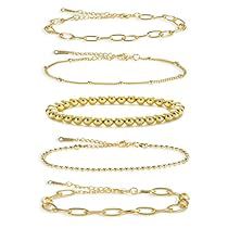 Paperclip Bracelet, Trendy Bracelet, Dainty Gold Bracelet, Gold Bracelet Set, Trendy Bracelets, Wrist Wear, Bracelets Set, Chain Bracelets, Gold Bracelets