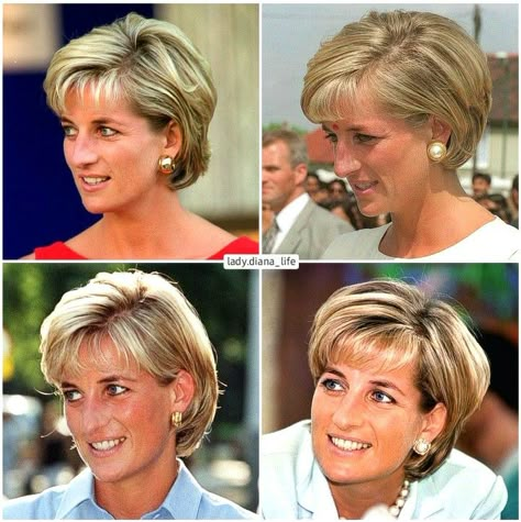 Lady Diana Style Hair, Princess Diana Haircut Hairstyles, Princess Diana Hair Short, Princess Diana Short Hair, 1997 Hairstyles, Lady Diana Haircut, Lady Diana Hairstyles, Lady Diana Hair, Princess Diana Hairstyles