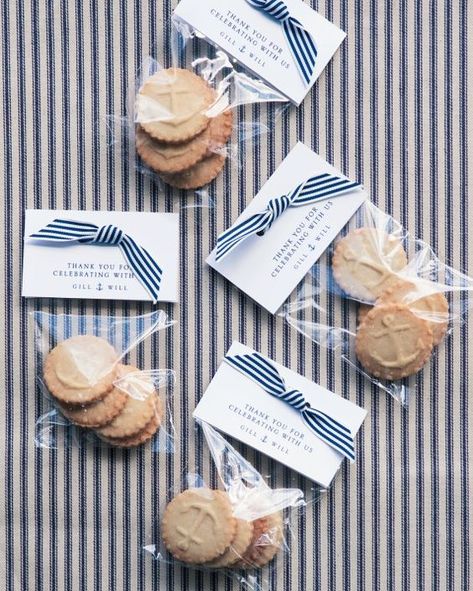 alesha ballon | welcome gifts Wedding Doorgift, Mexican Cookies, Nautical Wedding Favors, Wedding Doors, Cheap Favors, Door Gift, Striped Wedding, Wedding Favors Fall, Wedding Shower Favors