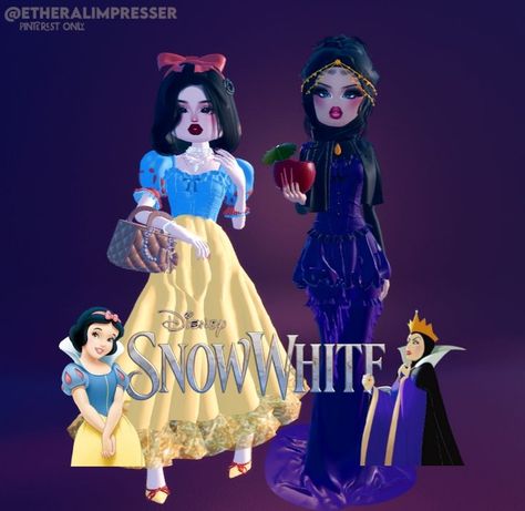 Kawaii, Snow White Outfit, Snow White Outfits, Movie Star Dress, Duo Dress, Instagram Model Outfits, Royal High Outfits Ideas Cheap, Royalty Dress, Snow White Dresses