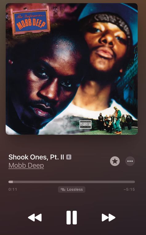 Track ✨⚡️💫 Mobb Deep The Infamous, Mobb Deep Shook Ones, The Infamous Mobb Deep, East Coast Hip Hop, Hip Hop Radio, Mobb Deep, Ghostface Killah, Rap Music Quotes, Music Flow