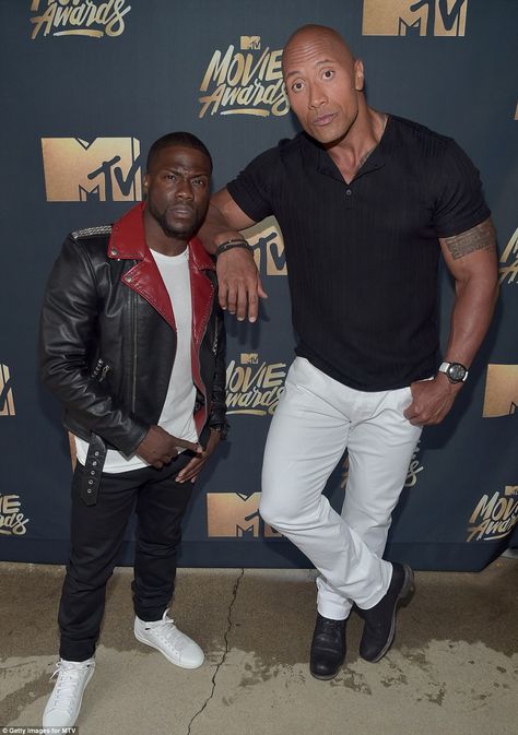 Kevin Hart Funny, Movie Duos, Famous Duos, Image Spiderman, Best Instagram Photos, Rock Johnson, The Rock Dwayne Johnson, Mtv Movie Awards, Dwayne The Rock