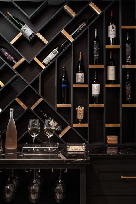 Home Bar Rooms, Modern Home Bar, Bar In Casa, Home Wine Cellars, Wine Cellar Design, Cellar Design, Home Bar Designs, Mini Bars, Wine Display