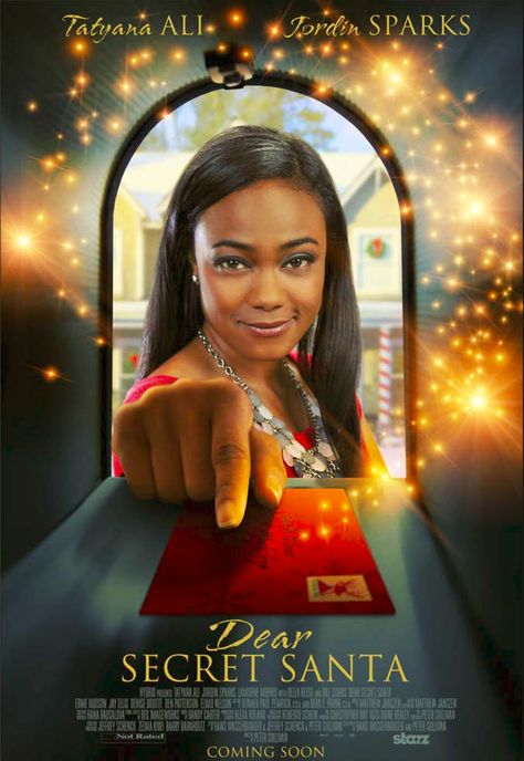 Dear secret Santa Poster | Props/Sound: By Cleveland Bledsoe Jr. Black Christmas Movies, Cheesy Christmas Movies, Rainy Day Movies, Great Christmas Movies, Hallmark Channel Christmas Movies, Tatyana Ali, Christmas Movies On Tv, Ernie Hudson, Movies On Tv