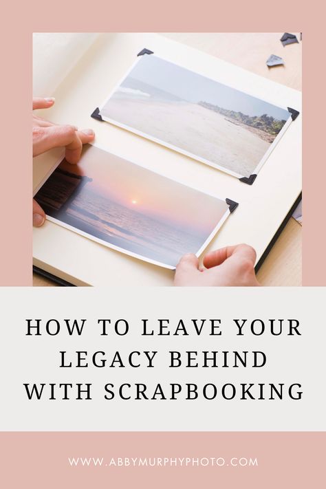 Start Scrapbooking, Scrapbooking Tips, Pocket Page Scrapbooking, Gratitude Practice, Preserving Memories, Old Family Photos, Stick Photo, Simple Scrapbook, Photo Corners