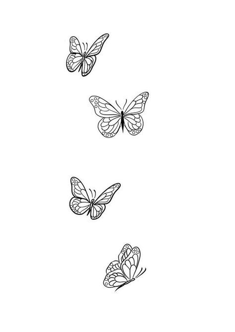 Flying Butterfly Tattoo, Butterfly Tattoo Stencil, Belly Tattoos, Flying Butterfly, Taurus Tattoos, Tattoo Stencil Outline, Sleeves Ideas, Tattoo Feminina, Tattoo Stencil