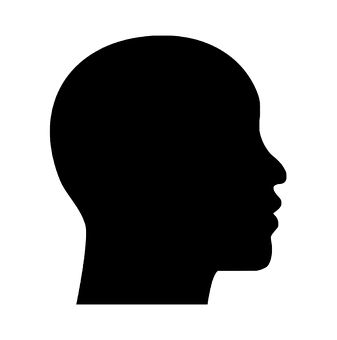 Head Profile Silhouette, #Head, #Silhouette, #Profile Side Face Silhouette, Head Side Profile, Side Profile Silhouette, Face Profile Drawing, Logo Font Design, Profile Illustration, Silhouette Head, Head Profile, Old Man Face