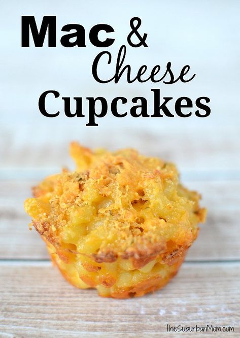 Mac And Cheese Cupcakes, Savory Cupcakes, Cheese Cupcake, Food Sides, Fingerfood Party, Cheese Dishes, Recipes Pasta, Cheese Bites, Party Finger Foods