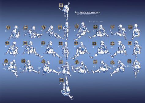 Nsio Super POV Practice - 26 Viewing Angles! by Nsio on DeviantArt Pose Practice, Facial Proportions, Female Torso, Human Figure, Drawing People, Figure Drawing, Live Streaming, Pose Reference, Anatomy