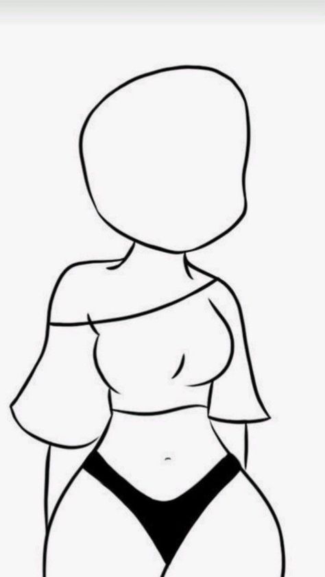 Body Type Drawing, Body Drawing Tutorial, Body Base Drawing, Art Tools Drawing, Easy Doodle Art, Easy Doodles Drawings, Drawing Tutorial Easy, Easy Drawings Sketches, Cute Doodles Drawings