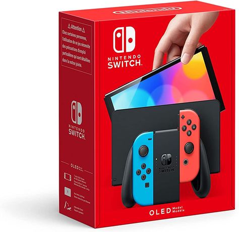 Nintendo Switch (OLED Model) - White : Amazon.co.uk: PC & Video Games Neon Rouge, Nintendo Switch System, Switch Case, Nintendo Switch Case, Nintendo Console, Nintendo 2ds, Switch Nintendo, Nintendo Switch Oled, Mario Kart 8