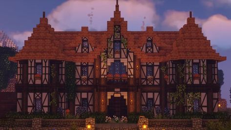 Dawn Winery from Genshin Impact Minecraft Map Minecraft Winery Ideas, Genshin In Minecraft, Genshin Impact Architecture, Minecraft Genshin Impact Builds, Minecraft Winery House, Genshin Minecraft Builds, Genshin Architecture, Dawn Winery Genshin Impact, Minecraft Map Ideas