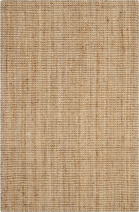 Amazon.com: SAFAVIEH Natural Fiber Collection Accent Rug - 4' x 6', Natural, Handmade Farmhouse Jute, Ideal for High Traffic Areas in Entryway, Living Room, Bedroom (NF747A) : Home & Kitchen Jute Rug Runner, Handmade Farmhouse, Jute Carpet, Entryway Living Room, Rug Size Guide, Jute Area Rugs, Natural Fiber Rugs, Outdoor Curtains, Accent Rug