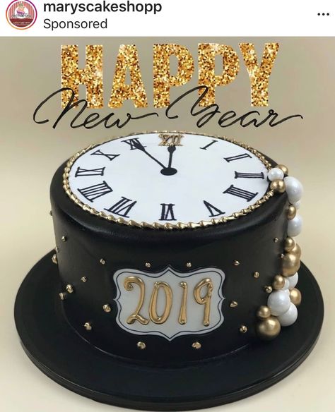 Natal, New Year Cake 2024, New Years Cake Ideas, New Year Cake Designs, New Years Cake, Anniversary Cake Designs, New Year Cake, Circle Cake, Christmas Biscuits