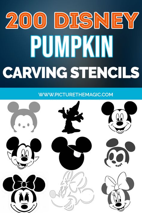 Over 200 Disney Pumpkin Stencils...Halloween Jack o'Lanterns! Carve your favorite Disney character: Mickey Mouse, Minnie Mouse, Goofy, Donald, Daisy, Pixar, Disney Princesses...and so many more. #disney #pumpkin #halloween #craft #carve #stencils Disney Pumpkin Stencils Free Printables, Mickey Pumpkin Carving, Mickey Mouse Pumpkin Carving, Disney Jack O Lantern Ideas, Mickey Mouse Pumpkin Stencil, Pumpkin Carving Ideas Disney, Pumpkin Carving Disney Stencils, Disney Pumpkin Stencils, Disney Stencils