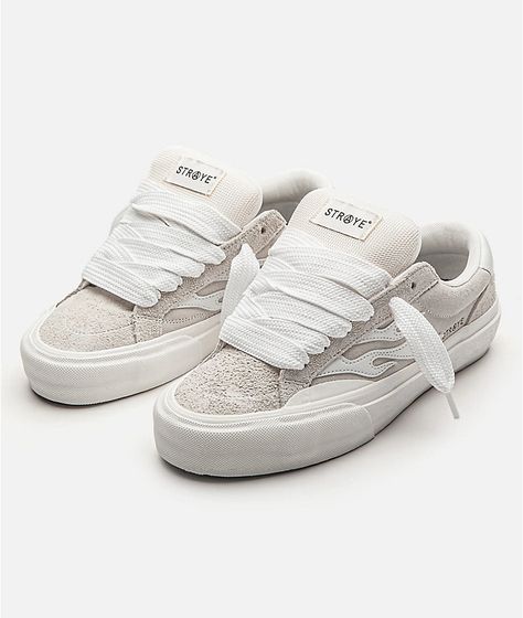 Straye Logan Puff Cream Skate Shoes Straye Logan Puff, Straye Shoes, Pretty Sneakers, Hype Clothing, Kicks Shoes, Shoes Outfit Fashion, High Heel Sneakers, Cream Shoes, Mens Outfit Inspiration